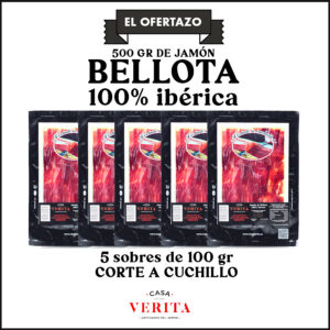 El ofertazo: 500 gr de jamón de bellota 100% ibérico