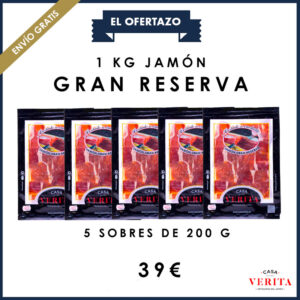 El ofertazo: 1 kg de jamón Gran reserva loncheado
